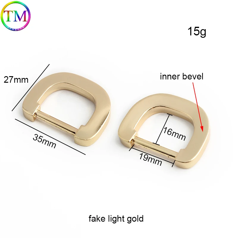 10-50Pcs Metal D Ring Buckle Die-Casting D Eye Buckle Clasp For Diy Leather Handbag Hardware Accessories straps for bags