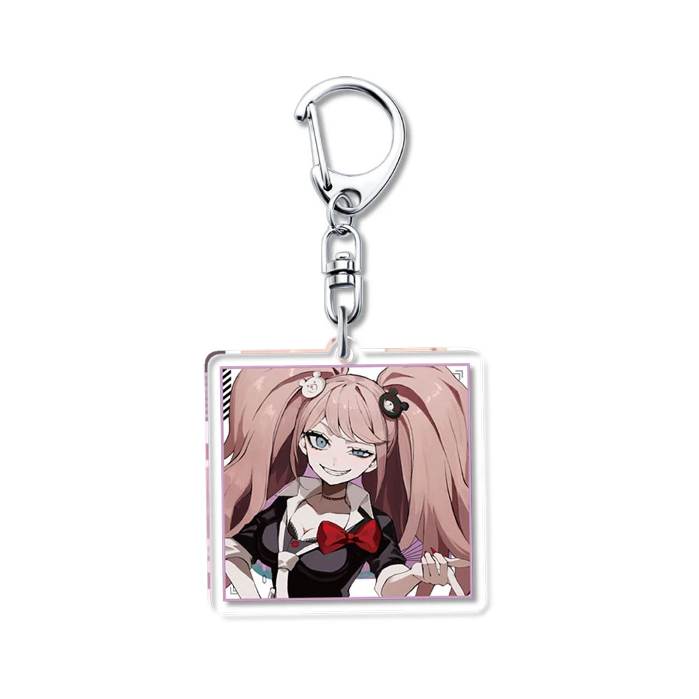 Adorable Anime Character Acrylic Keychain Pendant - Cute Cartoon Game Design Gift