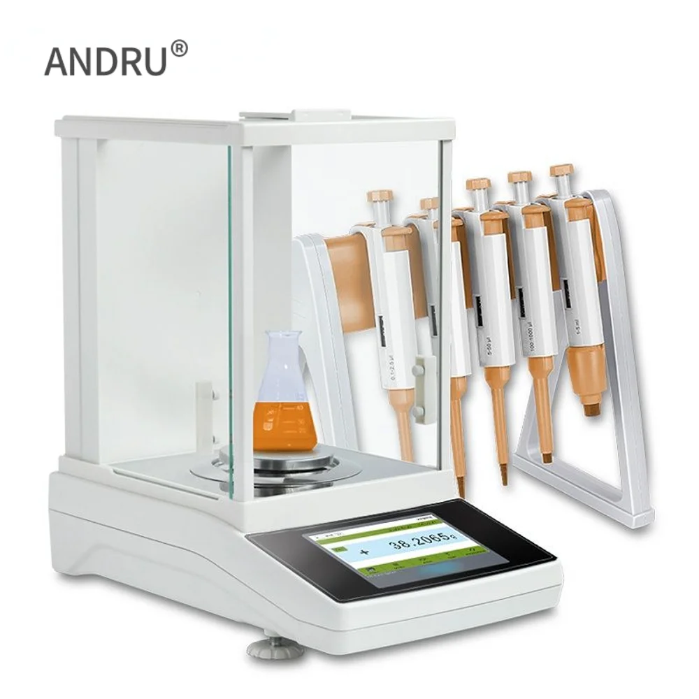 

Analytical Balance 110g 0.0001g 0.1mg Laboratory Weigh Scale External Calibration