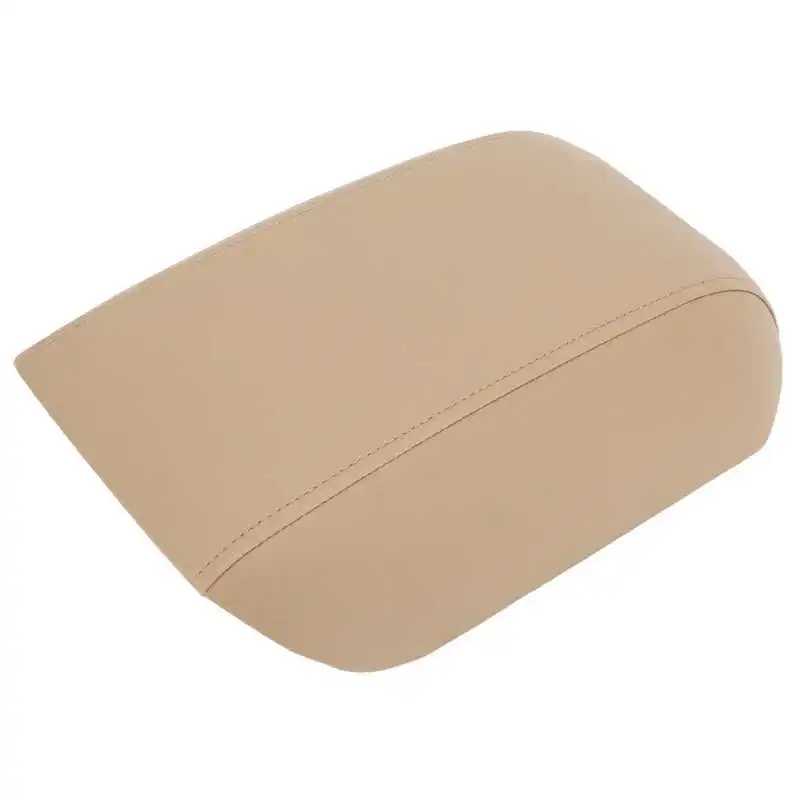 Armrest Lid PU Leather Car Center Console Cover Smooth for Decoration