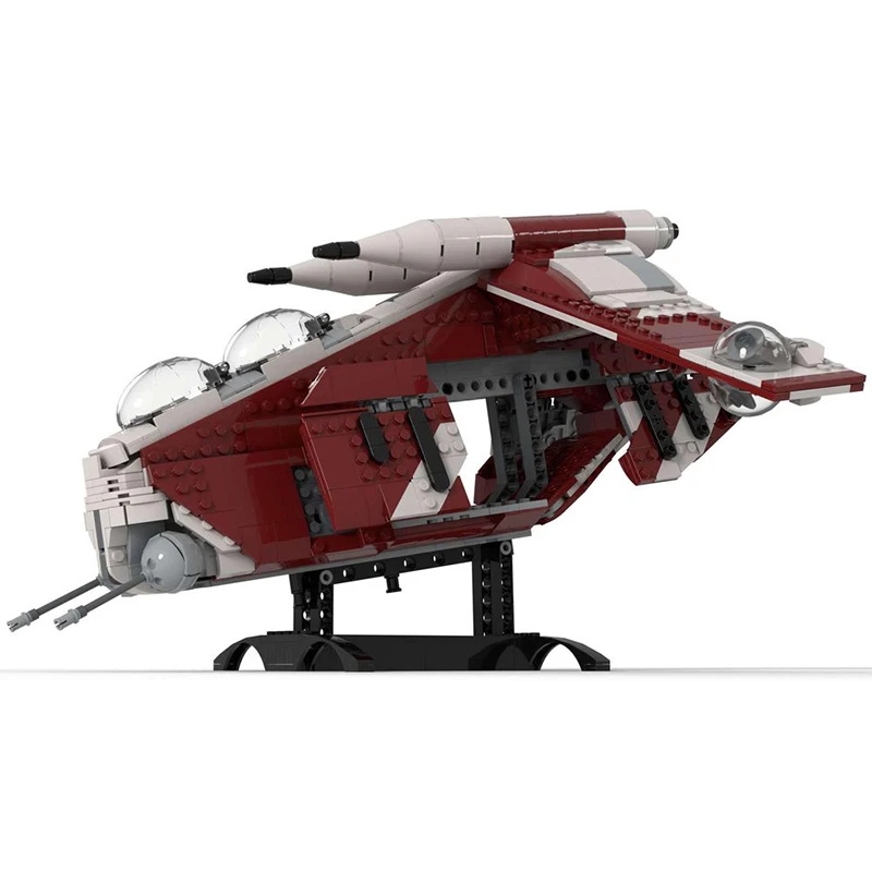 

NEW 1255PCS Famous star Movie MOC Guard Gunship Model DIY creative ideas Children Toy Birthday Gift christmas Blocks MOC-75354