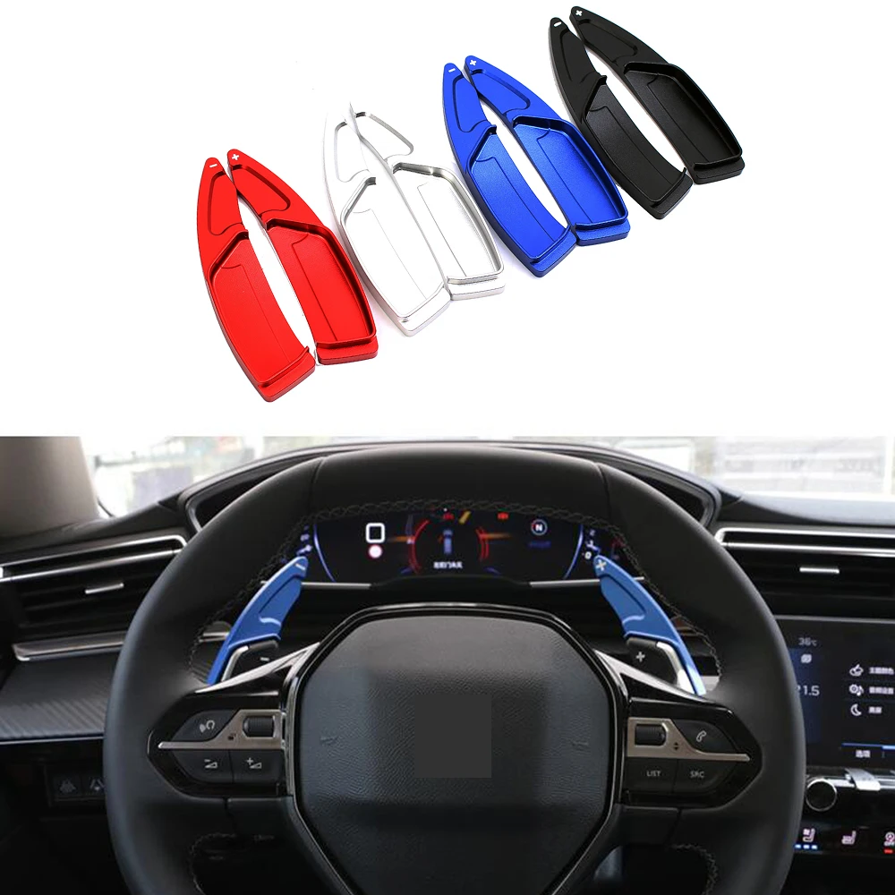 Car Shift Paddles For Peugeot 208 308 508 2008 3008 5008 GTi SW Allure  Steering Wheel Shifter Extension Car Stickers Accessories - AliExpress