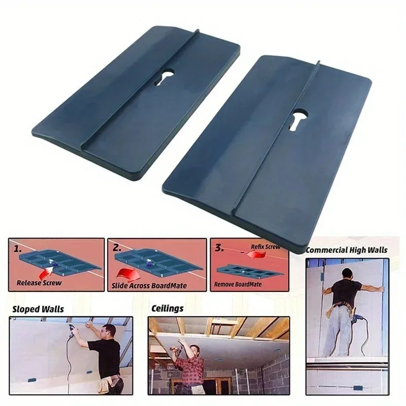 Plasterboard Fixing Tool 2/4pcs Drywall Fitting Fixing Board Supporting Installing Drywall Sloped Wall Carpenter