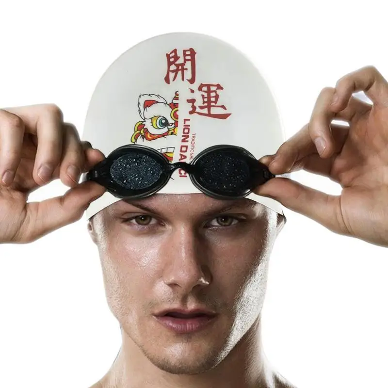 

Swimming Caps Elastic Waterproof Protect Ears Long Hair Swimming Pool Hat Bathing Caps