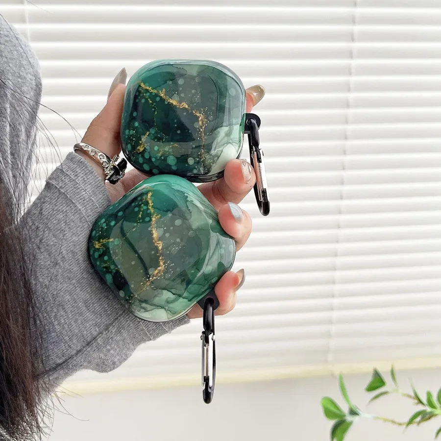 Per Samsung Galaxy Buds2 Pro / Buds Live / Buds Pro Custodia Custodia In Marmo Di Lusso Custodia In Silicone Per Auricolari Per Galaxy Buds Live Case