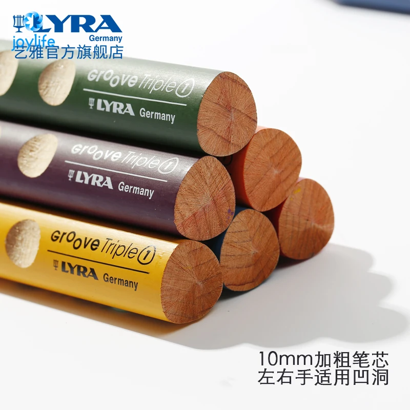 LYRA 어린이를 위한 청키 컬러풀 크레용 및 연필 - 향상된 글쓰기 기술을 위한 인체공학적 그립 - 그리기, 색칠에 적합