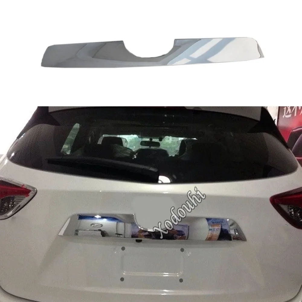 

For Mazda CX-5 CX5 2012 2013 2014 2015 2016 ABS Chrome Rear Back Door License Tailgate Bumper Frame Plate Trim Lamp Trunk Parts