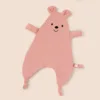 Cute Bear Baby Cotton Comforter Blanket Newborn Sleeping Dolls Rabbit Ears Sleep Toy Soothe Appease Towel Bibs Saliva Towel New 3