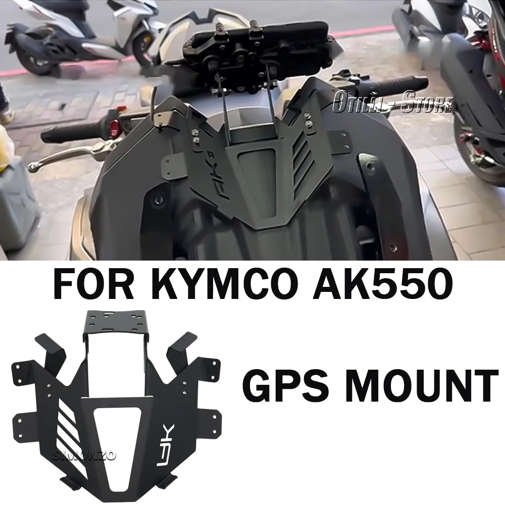 

AK 550 GPS Mount Support New Accessories Navigaton Plate Bracket FOR KYMCO AK550 ak550 2023 Mobile Phone Holder Smartphone