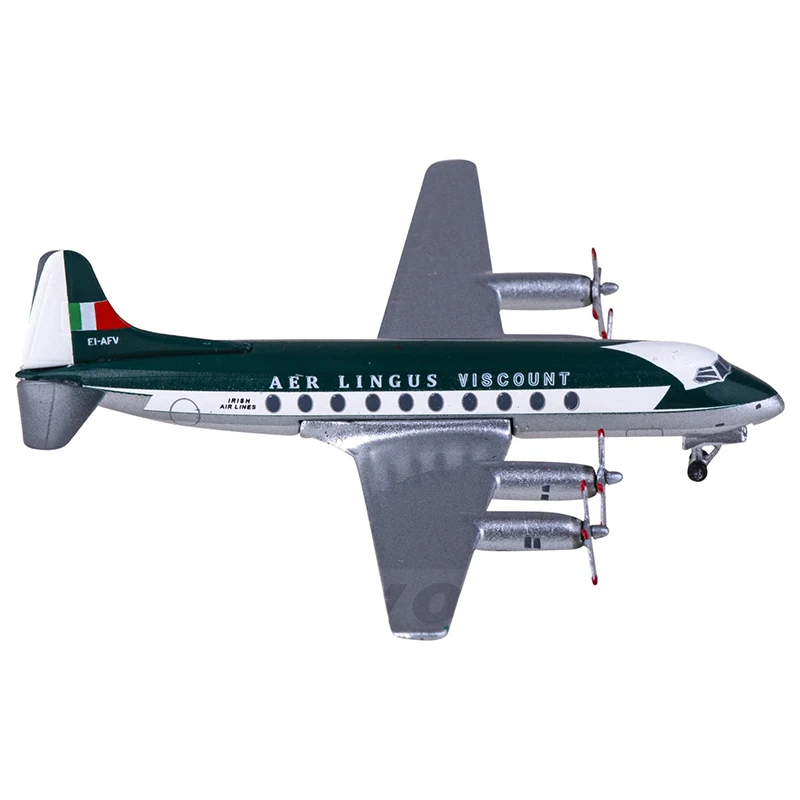 

Масштаб 1:400, AC411221, Aer Lingus Vickers, Viscount 700 EI-AFV, модель самолета из сплава, взрослые фанаты, коллекционный сувенир