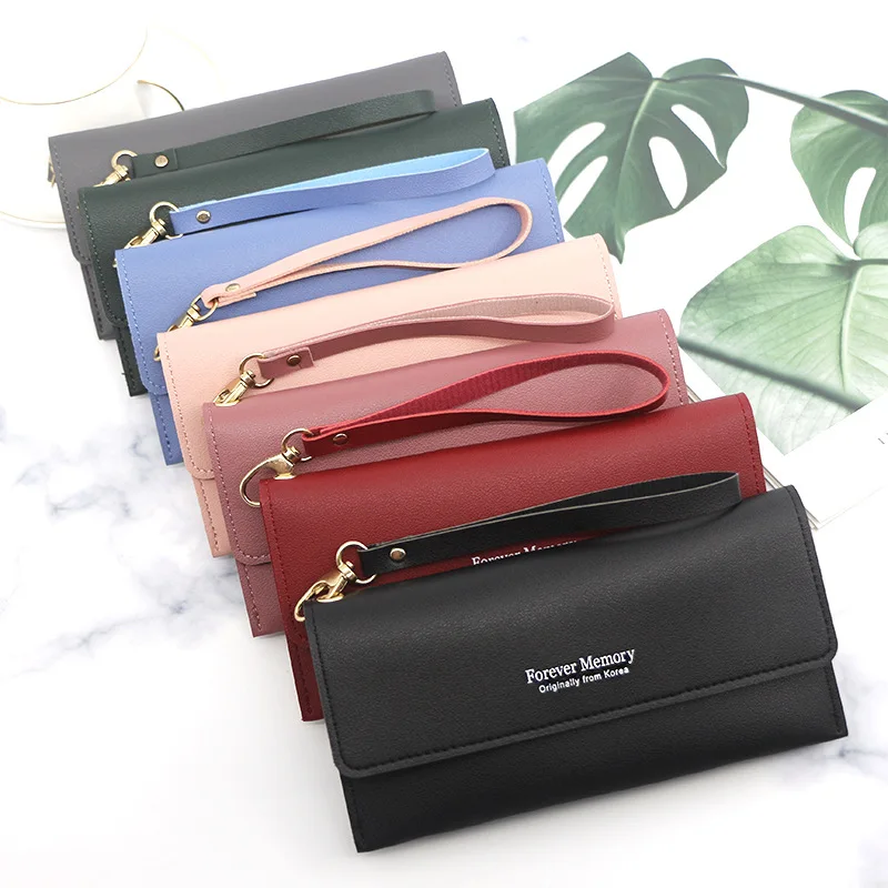 Buy Wholesale China Pu Leather Women's Purse Fahion Wallet Card Wallet &  Leather Wallet Purse Clutch Bag Woman Wallet at USD 1.9