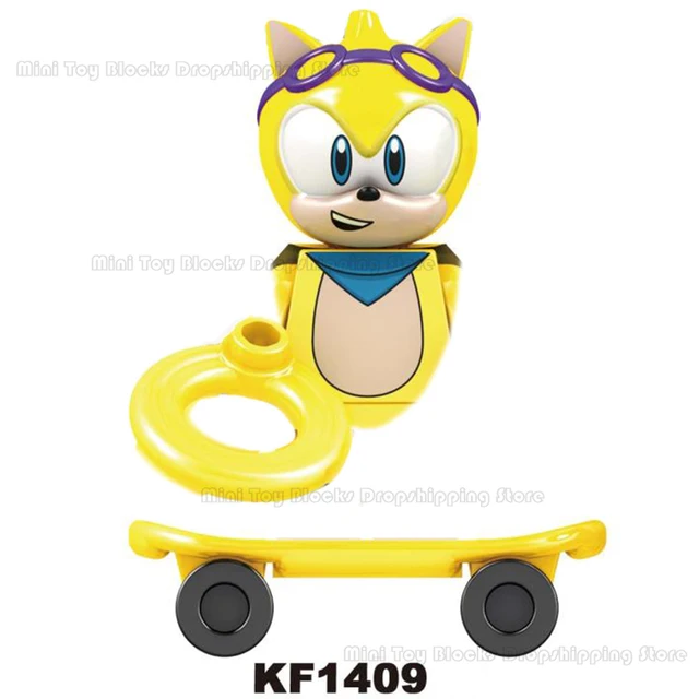 WM6086 WM6087 WM6088 LG1001 Sonics Anime Building blocks Amy Rose Ray Storm Shadow Bricks mini action toy figure Children gifts KF1409