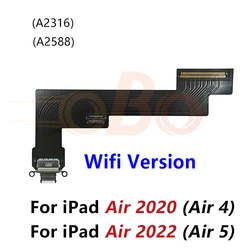 Universal USB Dock Connector Charging Port Flex Cable - Black/White Repair Component (Air4  5 - White(WIFI))
