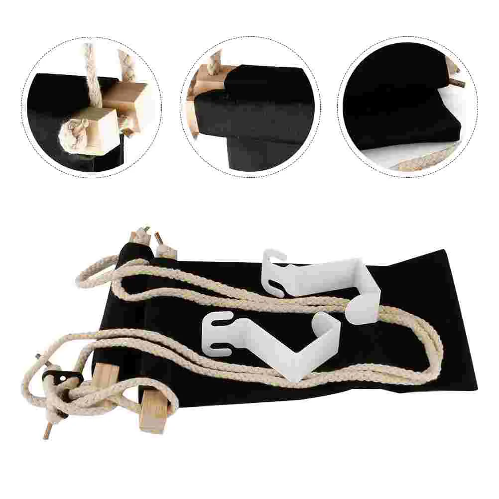 

Подвесной гамак для ног, подвесная подушка для офисного стола, удобная повседневная Портативная подставка под дерево, полиэстер, хлопок