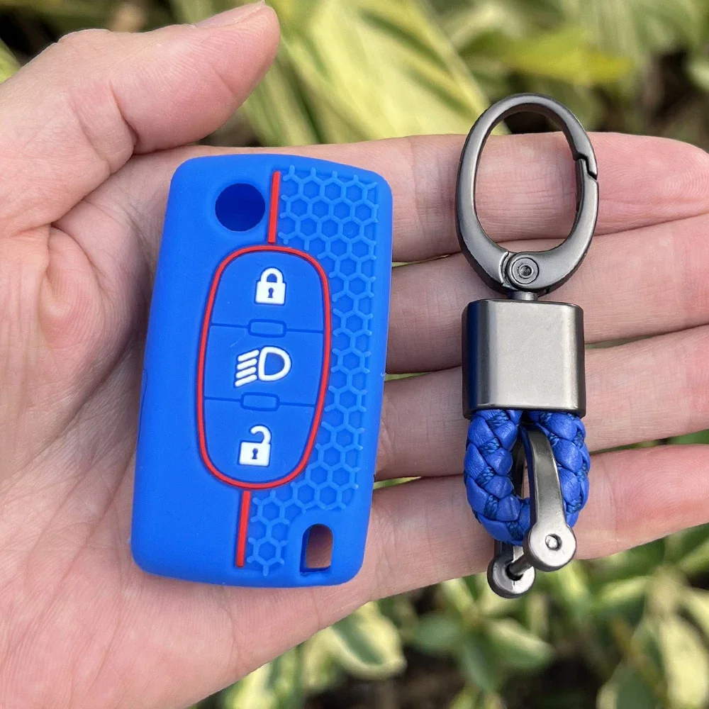 Premium Silicone Car Key Cover - Soft Remote Protector Sleeve