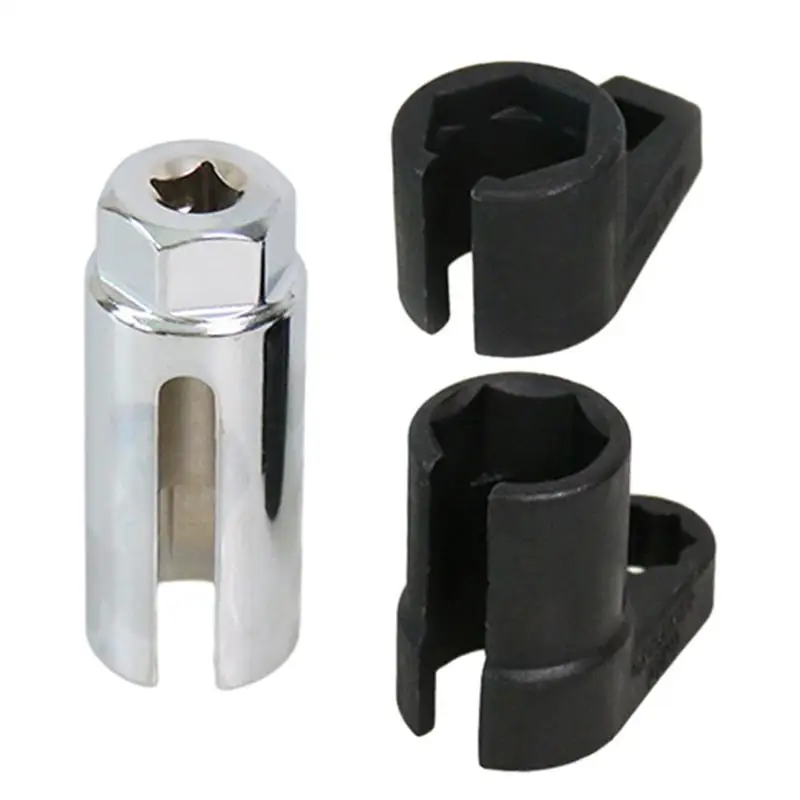 

3pcs Oxygen Sensor Removal Tool For Switch Socket Auto O2 Socket Removal Install Offset Vacuum Sensor Socket Thread Chaser Tools