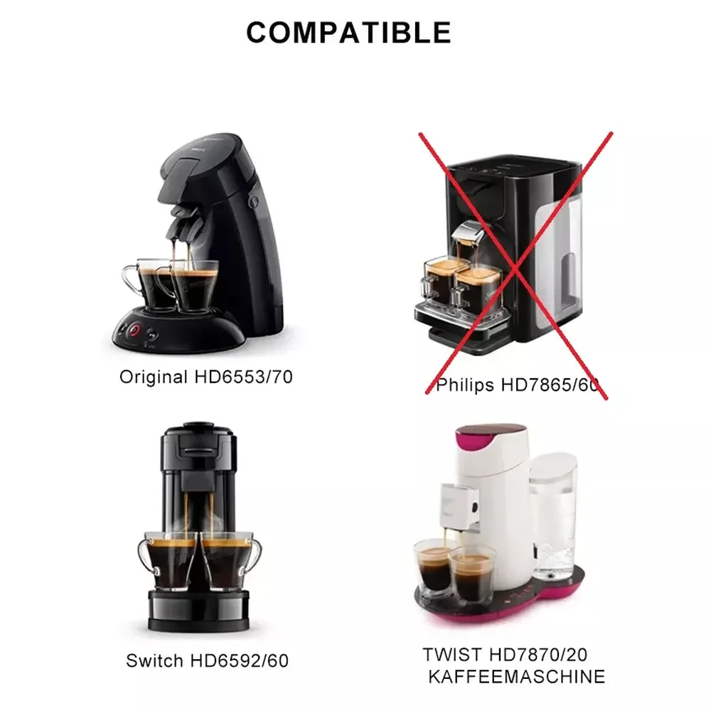 Reusable Coffee Capsule For Philips Senseo System Coffee Machine  Eco-friendly Refillable Pods Espresso Crema Maker
