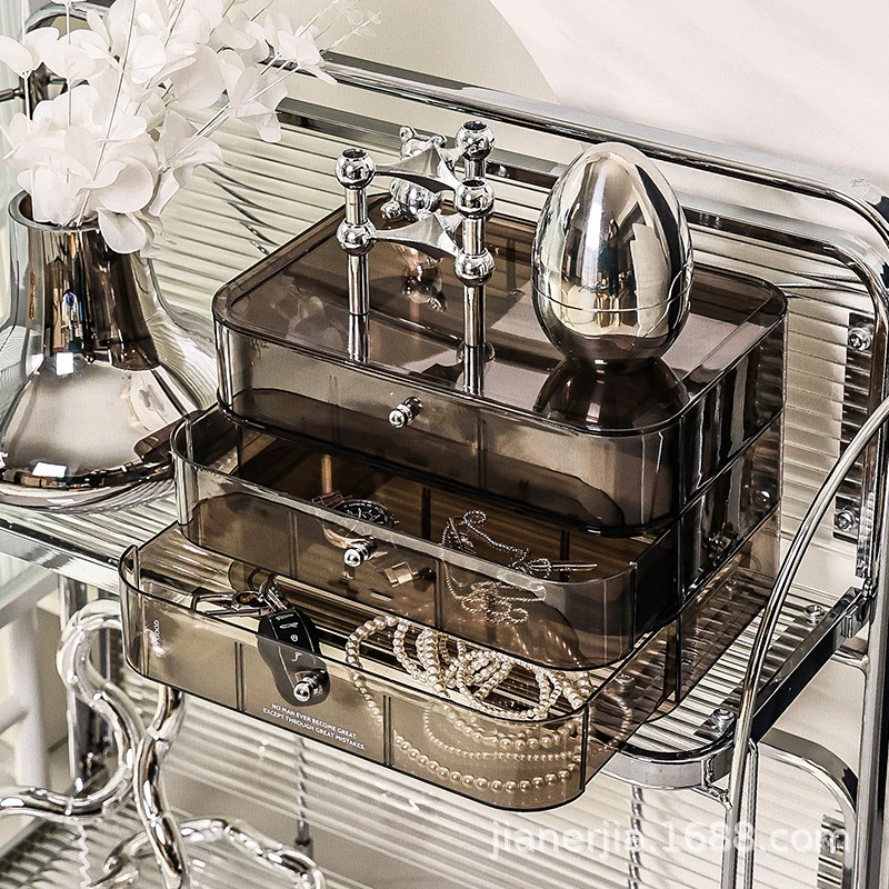 

Скандинавский Простой ящик для хранения, цветной пластиковый домашний многоуровневый ящик для отделки, настольный органайзер для хранения мелочей, настольный декор