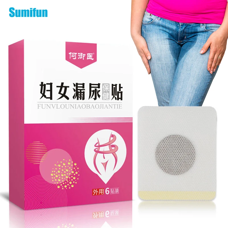 6Pcs Urine Leakage Patches Herb Formula Deep for Women