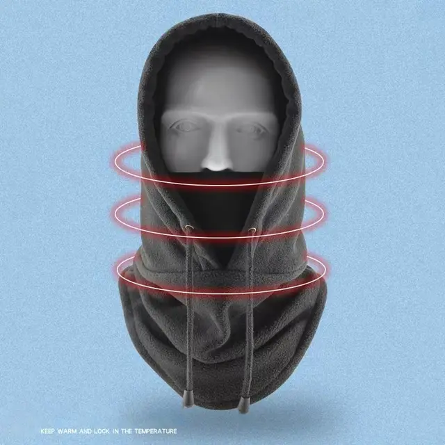 Fashion Polar Fleece Women Men Balaclava Winter Hat Beanies Warmer Windproof Full Face Ski Mask Caps Men Bonnets Scarves 4