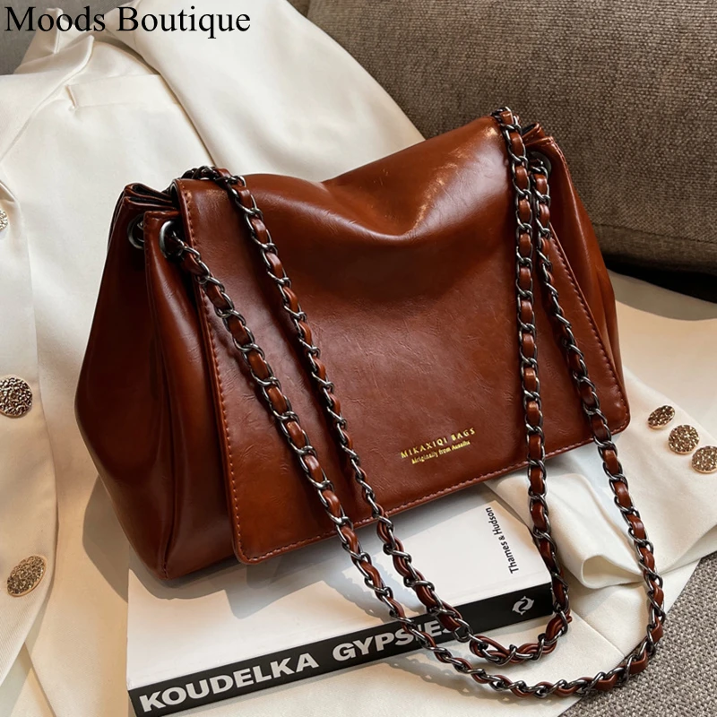 MOODSRetroShoulderBagsForWomen2023DesignerLuxuryHandbagChic