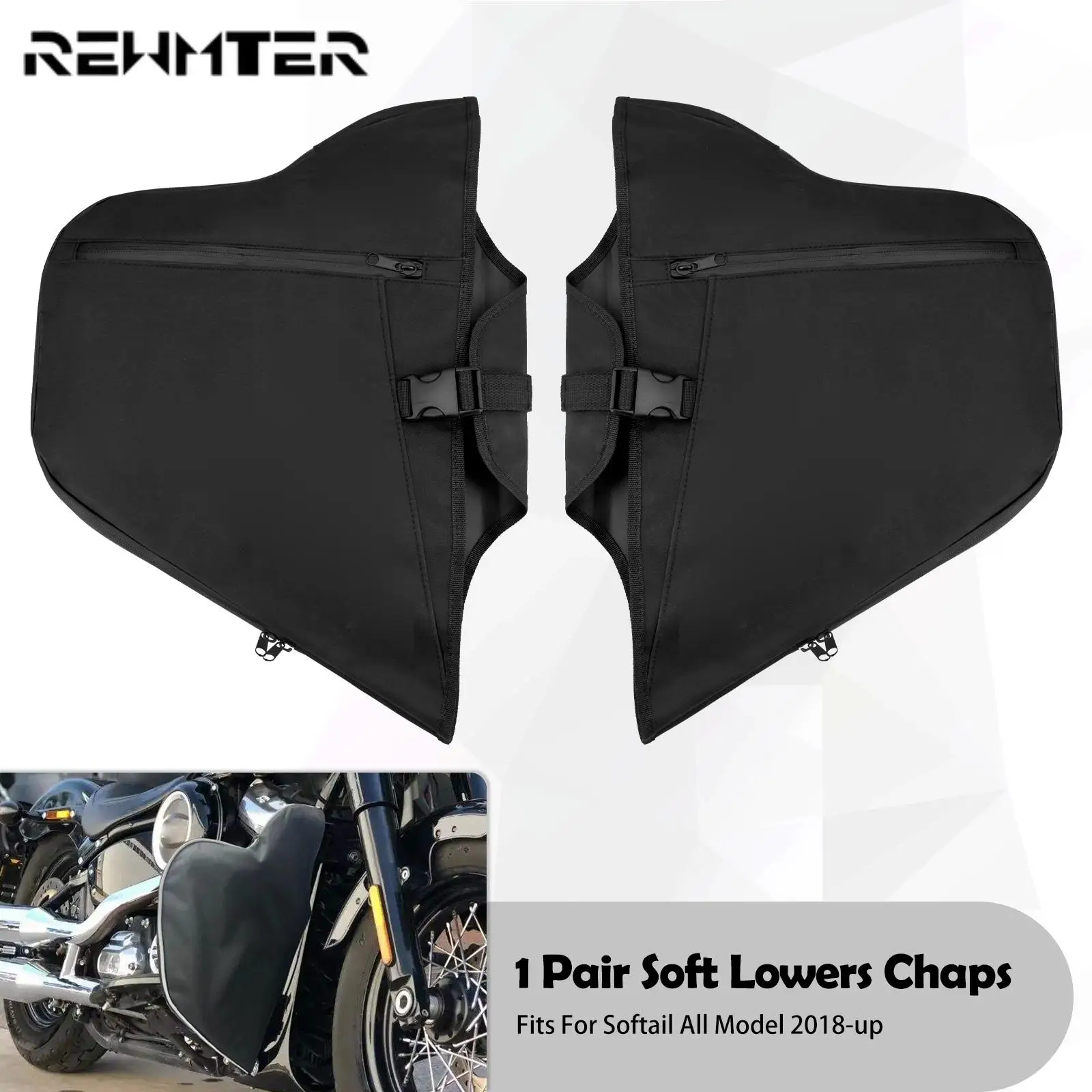 MotorcycleLegWarmerChapsSoftLowersEngineGuardBagsWaterproof