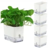 New Self Watering Plant Pot Magnetic Plastic Self-absorbent Cotton Rope Flowerpot For Double-deck Lazy Plant Pot Garden Supplies 5