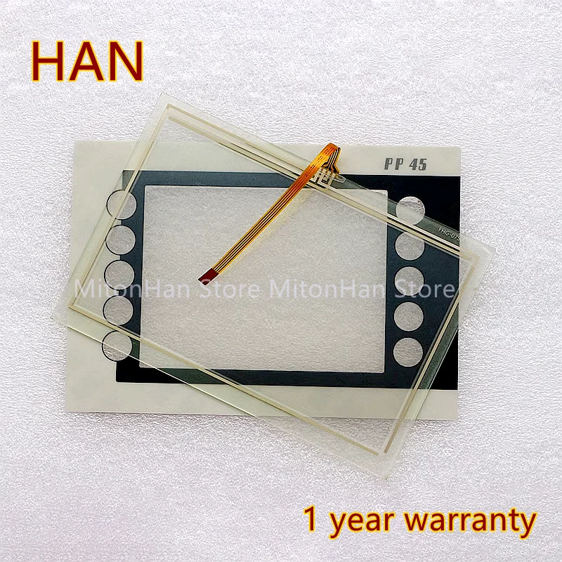 4Pp045.0571-K18 Touch Panel Screen Digitizer In Vetro Overlay Di Pellicola Protettiva