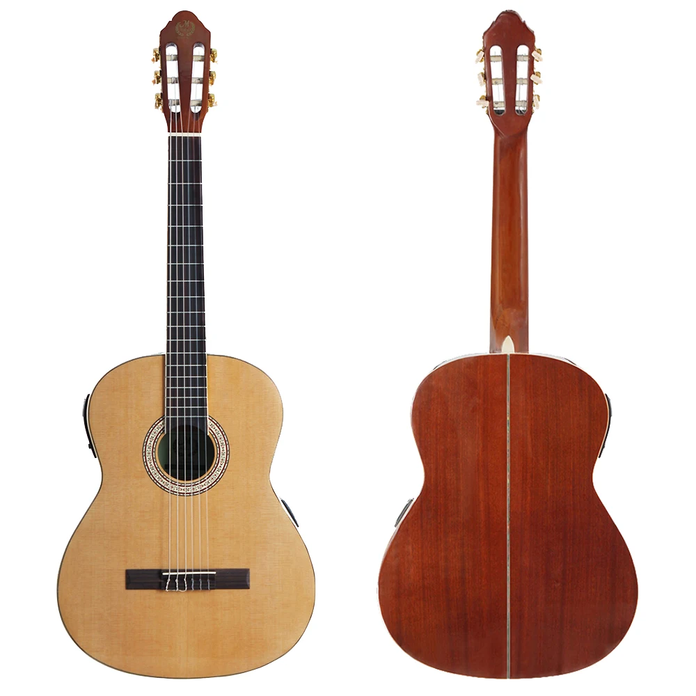 無料発送 Spruce Inch 39 Strings 6 Guitar Classic Classical EQ Guitar クラシック