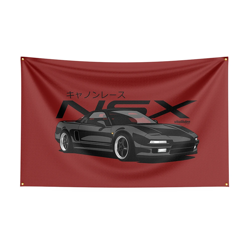 

90x150cm NSKs Flag Polyester Printed Racing Car Banner For Decor