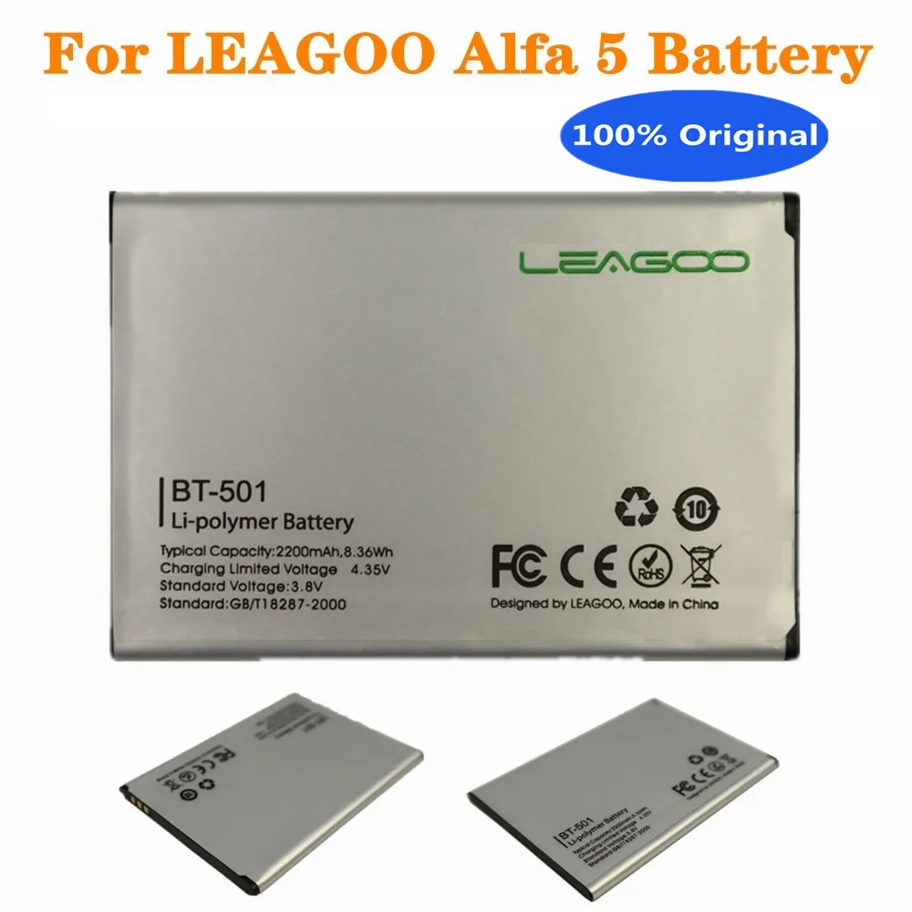

Новый оригинальный запасной аккумулятор 2200 мАч для LEAGOO Alfa 5 Alfa5