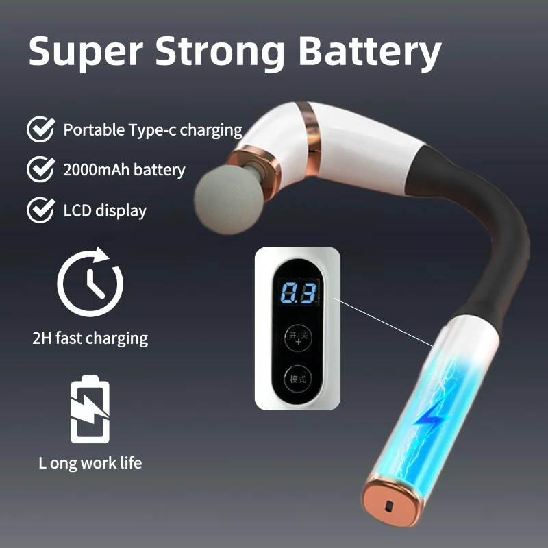 U Shaped Deep Tissue Massage Gun for Muscle Relaxation