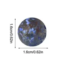 Round Marble Beads Handmade Mixed Colored Marble Decoration Small Handmade Planet Marble Decoration for Aquarium Vases Fish Tank 2