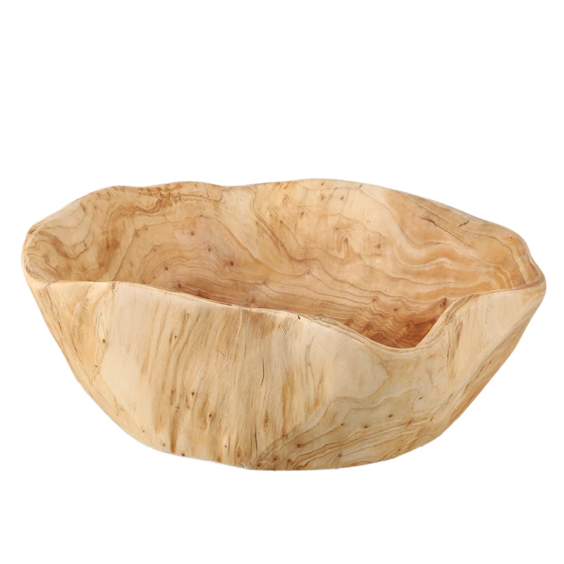 

Household Fruit Bowl Wooden Candy Dish Fruit Plate Wood Carving Root Fruit Plate Wood 25-29 Cm