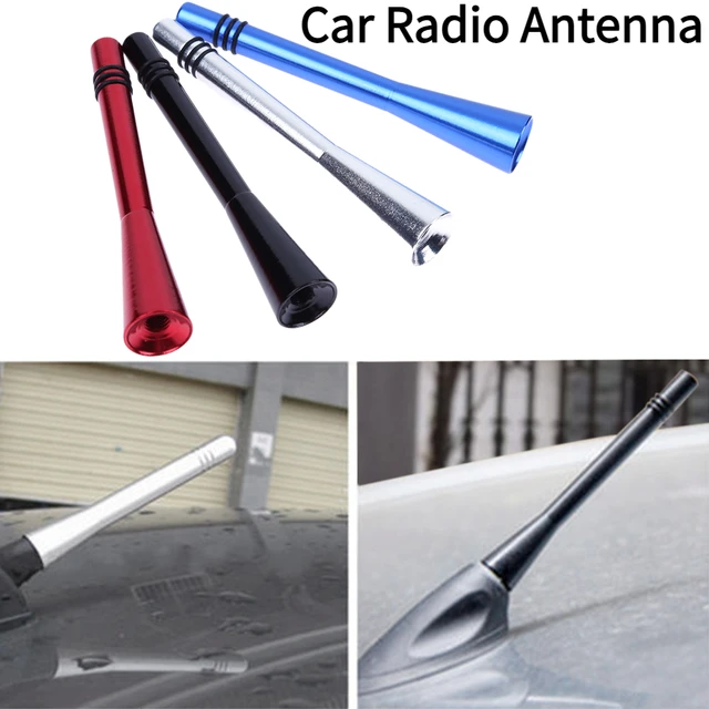 Universal Aluminium Auto Dach Radio Antenne Bee Sting Schraube AM FM  Antenne Radio Dach Montieren DAB Auto Antenne Mini auto Zubehör - AliExpress