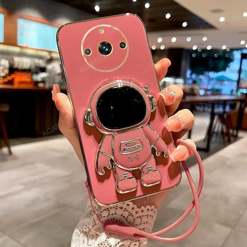 Étui à lanière plaqué Reno5lite pour Oppo Reno 5 6 7 8 Reno5 Lite 10 Pro Plus 5F A58 A78 A94 Reno7 4g, housse de support en Silicone_voghion.com