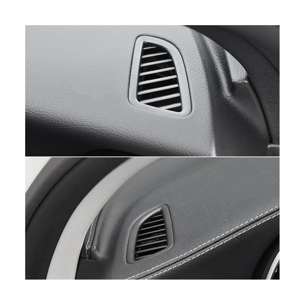 

1Pair Dash Side Air Conditioning Vent Trim Cover 2056804505 for Mercedes Benz C-Cl W205 2015-2021 Air Outlet Frame A