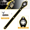 Effortless Car Jack- Ratchet Wrench Scissors Tire Wheel Handle Repair Tool Cross Labor-saving Wrench With Conversion Head 3