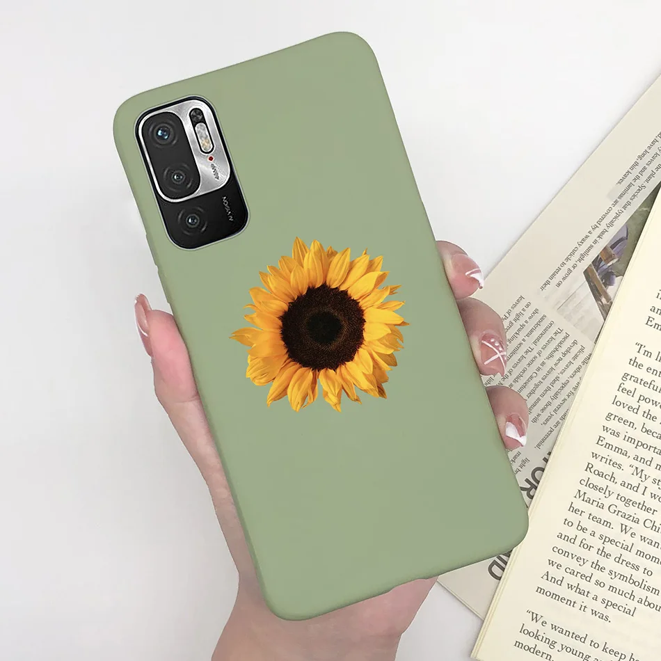 Charming Heart Soft Silicone Phone Case for Girls - Compatible with Xiaomi Redmi Note 10/10T 5G