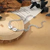 Custom Engraved Name Stainless Steel Bracelet - Circular Pendant Design for Men & Women, Ideal Accessory for Birthdays Occasions
