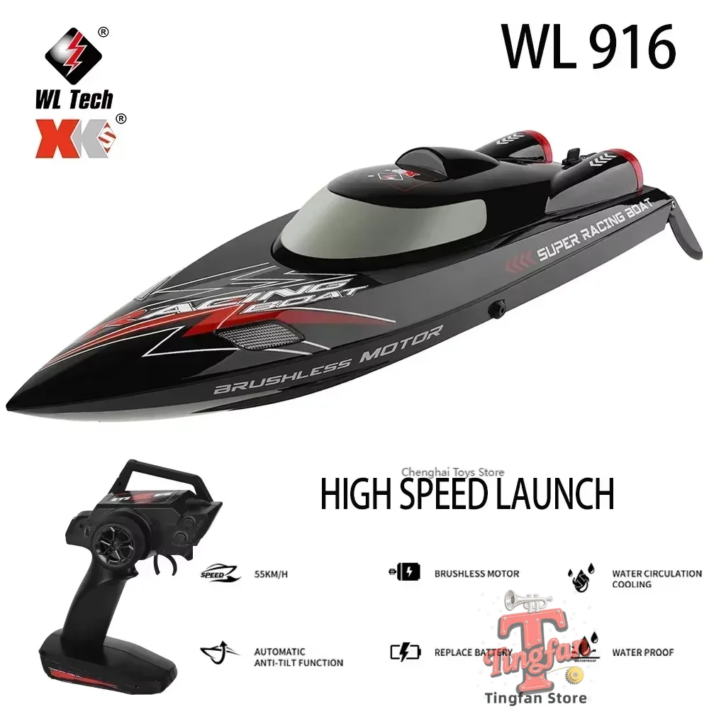 Bateau RC haute vitesse 55 km/h - Modèle WL916 1B