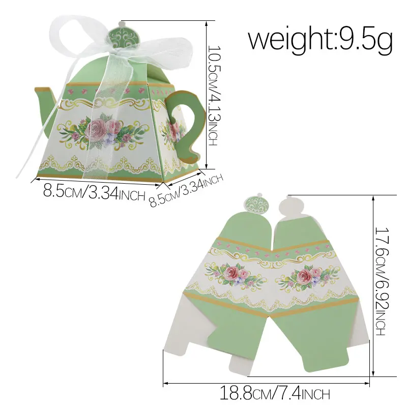 25pcs Mini Teapot Gift Boxes 6