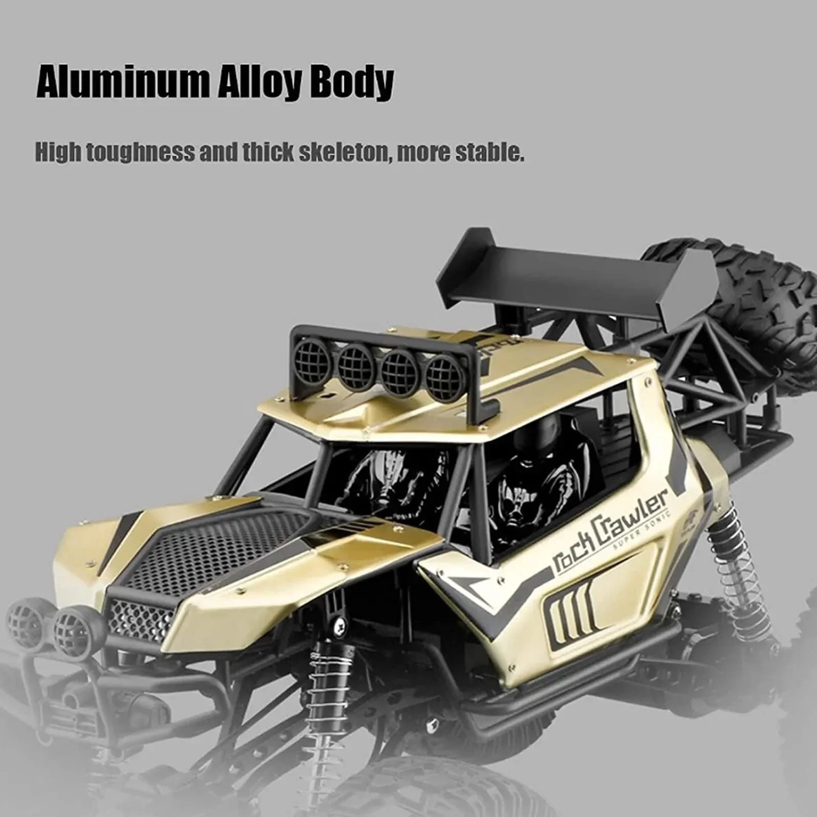1:8 50cm 4WD Off-Road 4x4 RC Trucks RC Car 2.4G Radio Electric Climbing Vehicle All Terrain Monster Buggy Toys Gift for Children 3