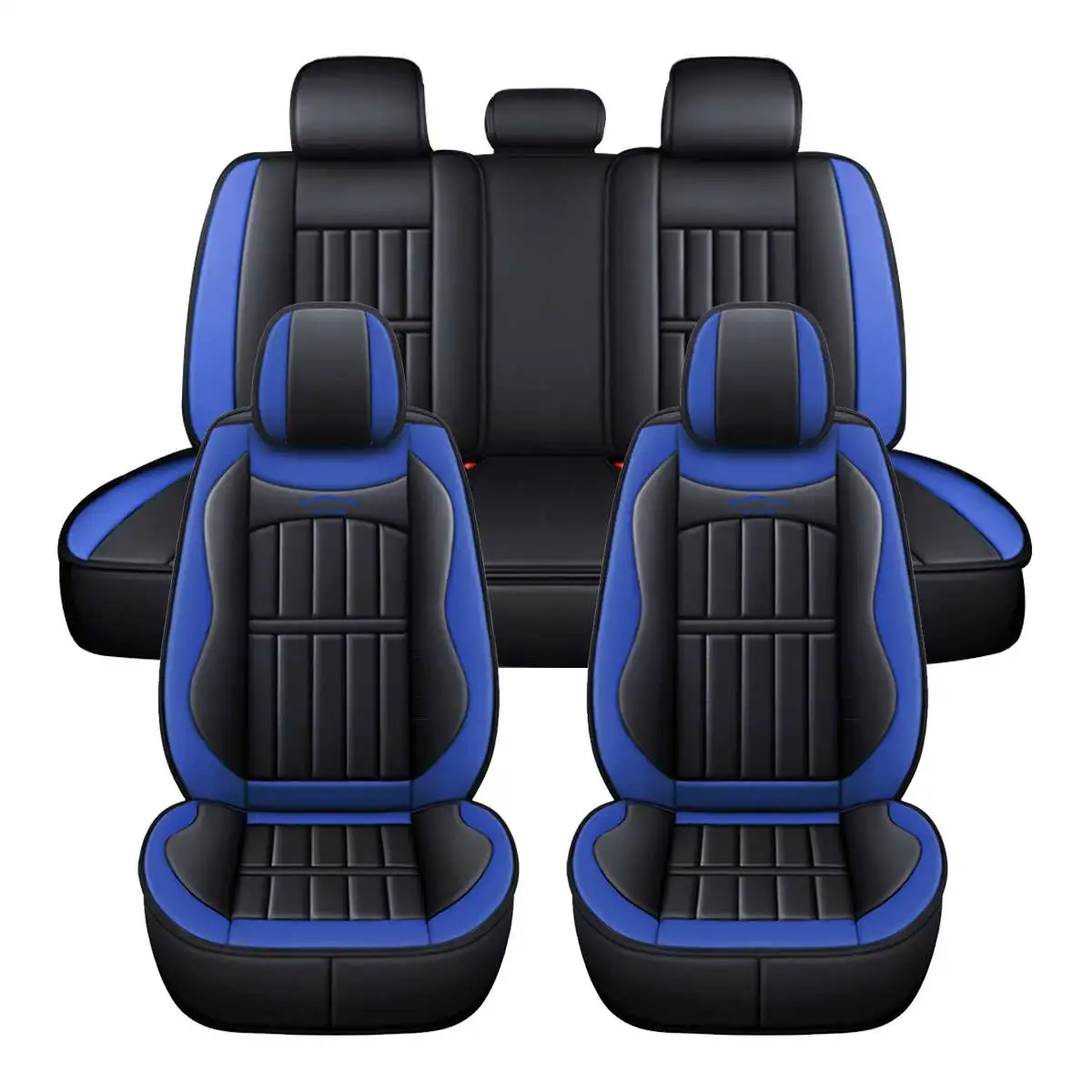 5 Seats Full Set Car Seat Covers Automobiles Seat Covers Pu