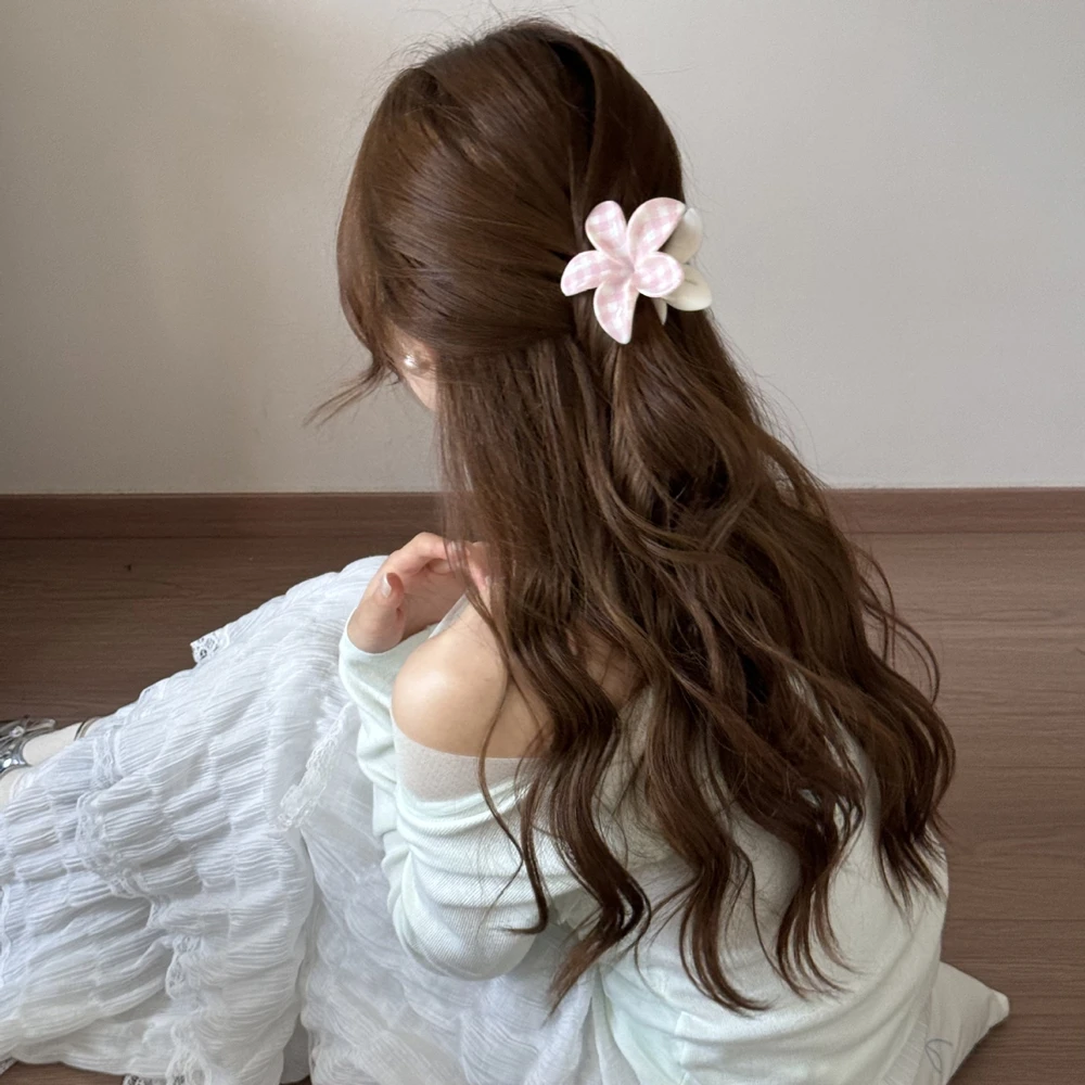 Set mollette per capelli a forma di fiore con stampa ciliegia_voghion.com
