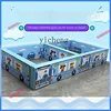 YY Children's Soft Ocean Ball Pool Kindergarten Soft Bag Cartoon Fence Playground Sand Basin 4