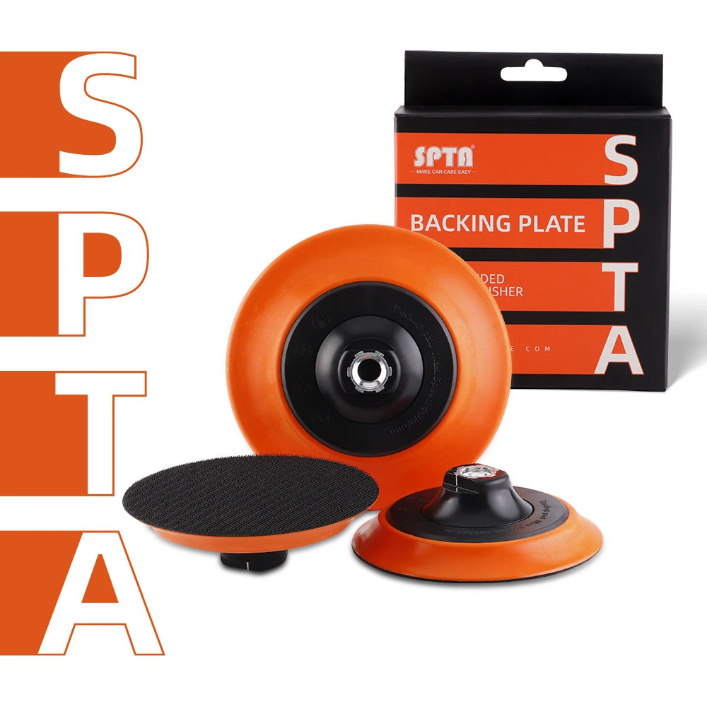 Spta M14 Backing Pad Holder Polishing Buffing Plate Disc Adhesive