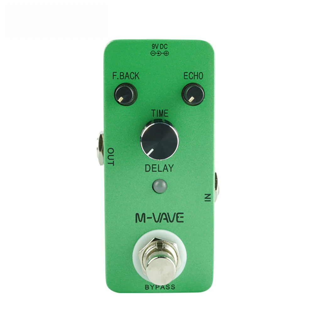 

M-VAVE CLASS DELAY Pedal Digital Guitar Effect Pedal True Bypass Fully Metal Shell Guitar Accessories Cuvave CUBE BABY