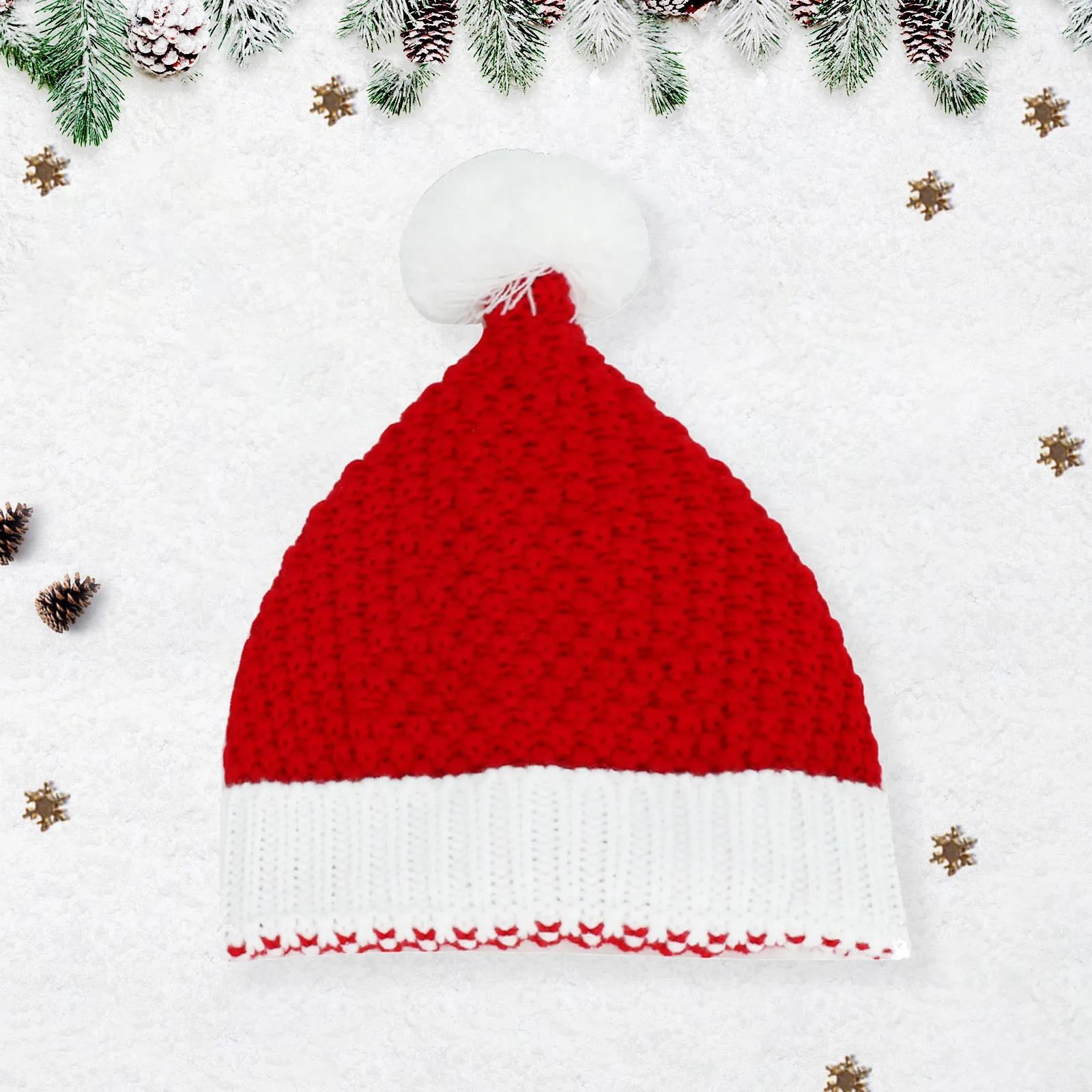 

Party Gift Adult Child Happy New Year 2024 Santa Claus Red Hat Soft Christmas Party Christmas Cap Christmas Decor Christmas Hat