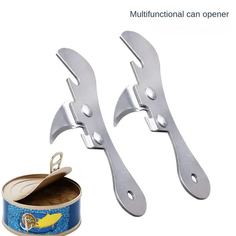 

Multifunction Can Opener Beer Opener Stainless Steel Safety Side Cut Opener Professional Ergonomic Jar Tin Opener Kitchen Gadget